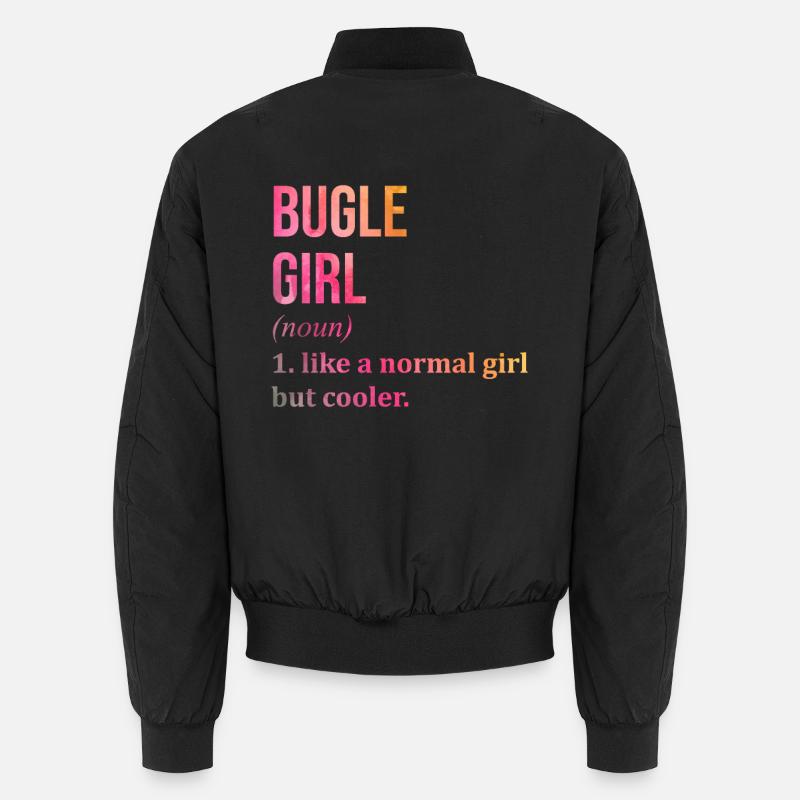 Bugle - Bomber unisexe - noir