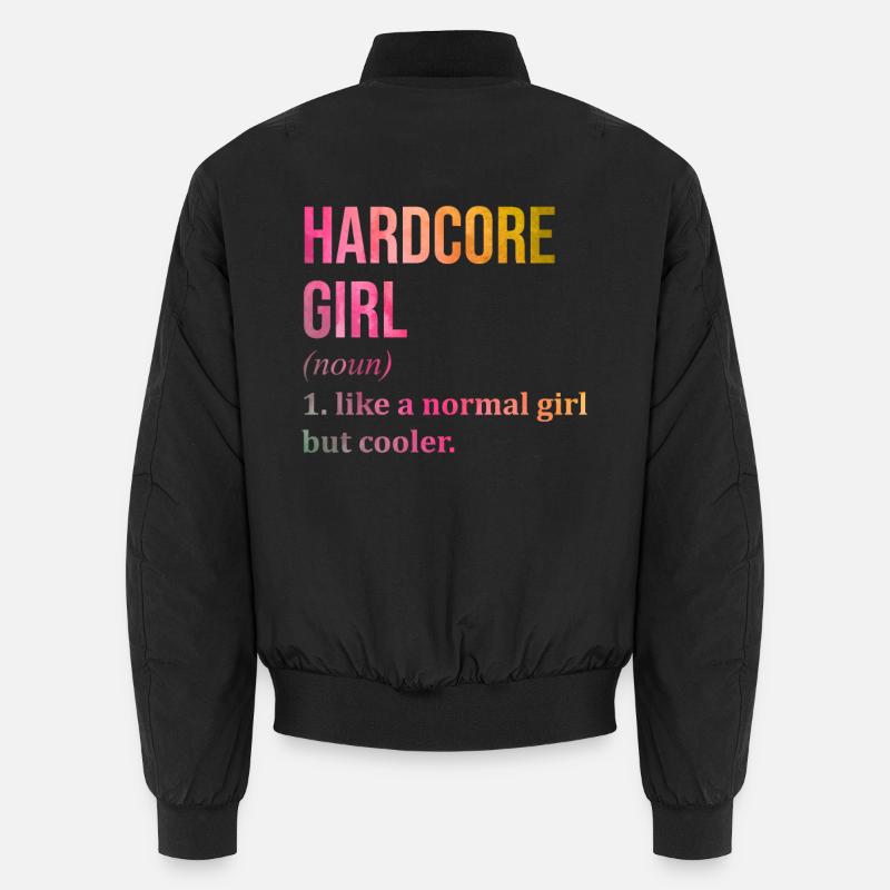 Hardcore Unisex Bomber Jacket
