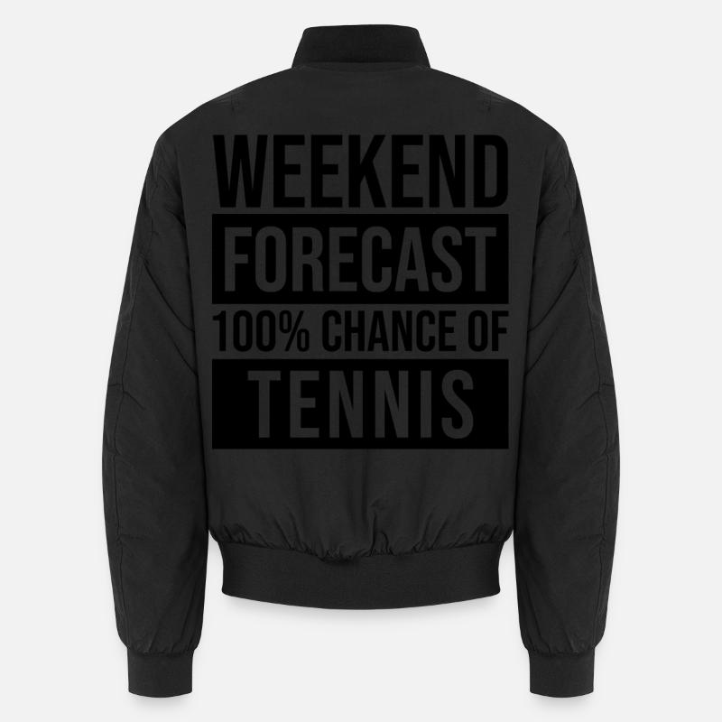 Tennis - Unisex Bomber Jacket - black