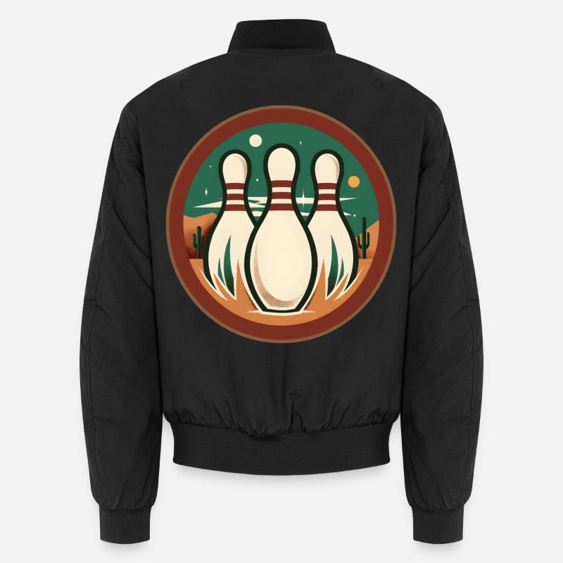 Vintage Bowling Bomber unisexe