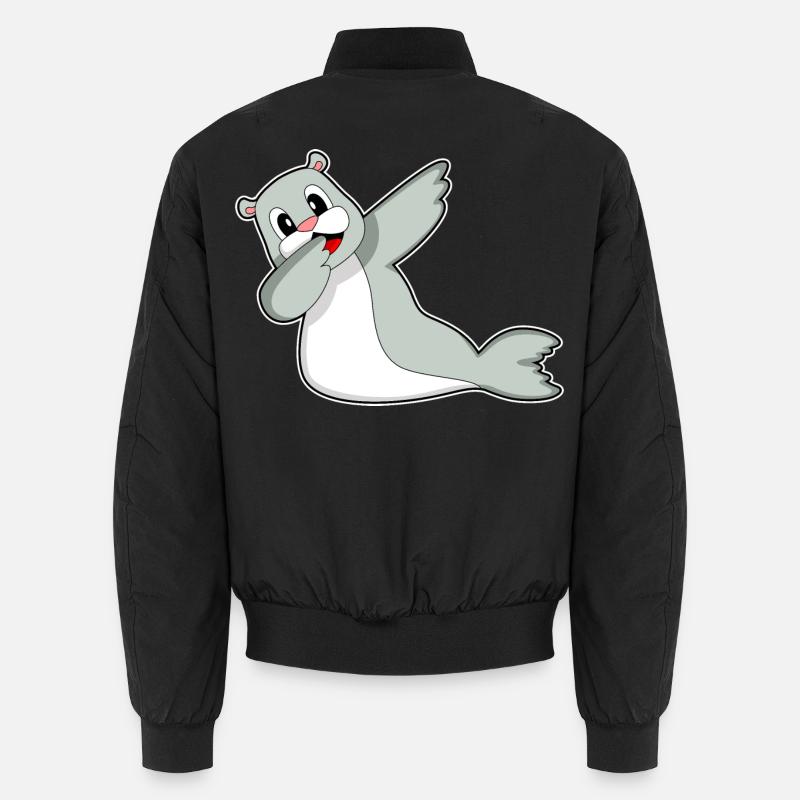 Danse hip-hop Seal - Bomber unisexe - noir