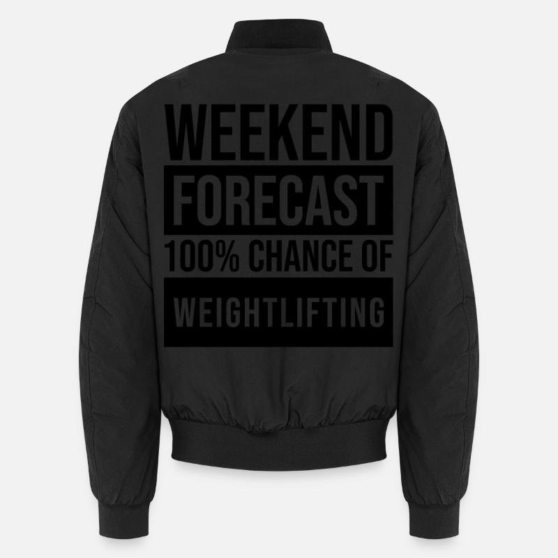 Gewichte Unisex Bomberjacke