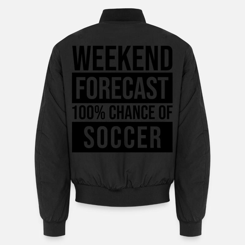 Soccer - Unisex Bomber Jacket - black