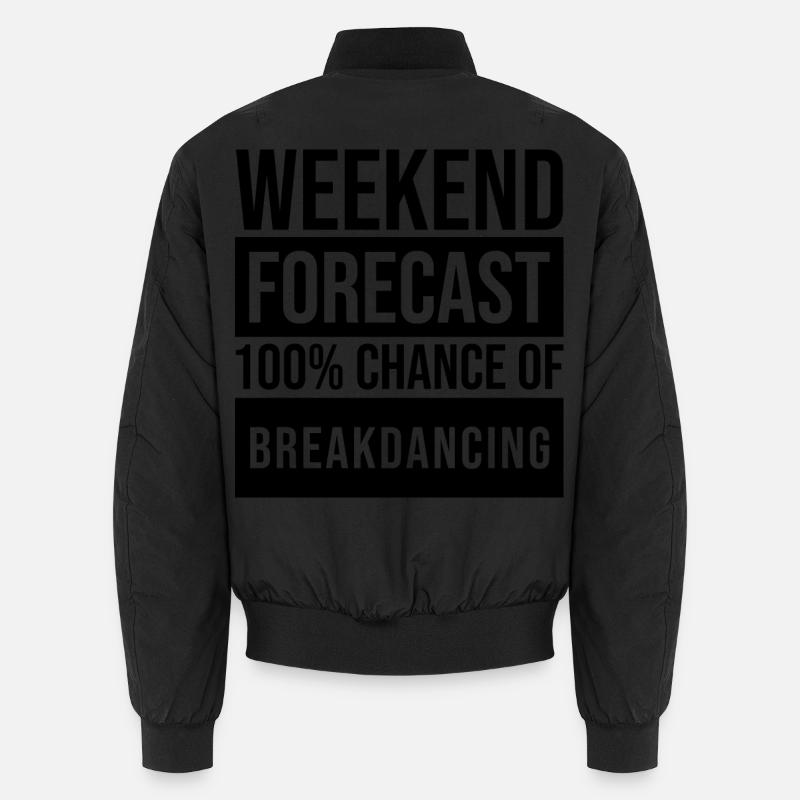 Breakdance - Unisex Bomberjacke - Schwarz