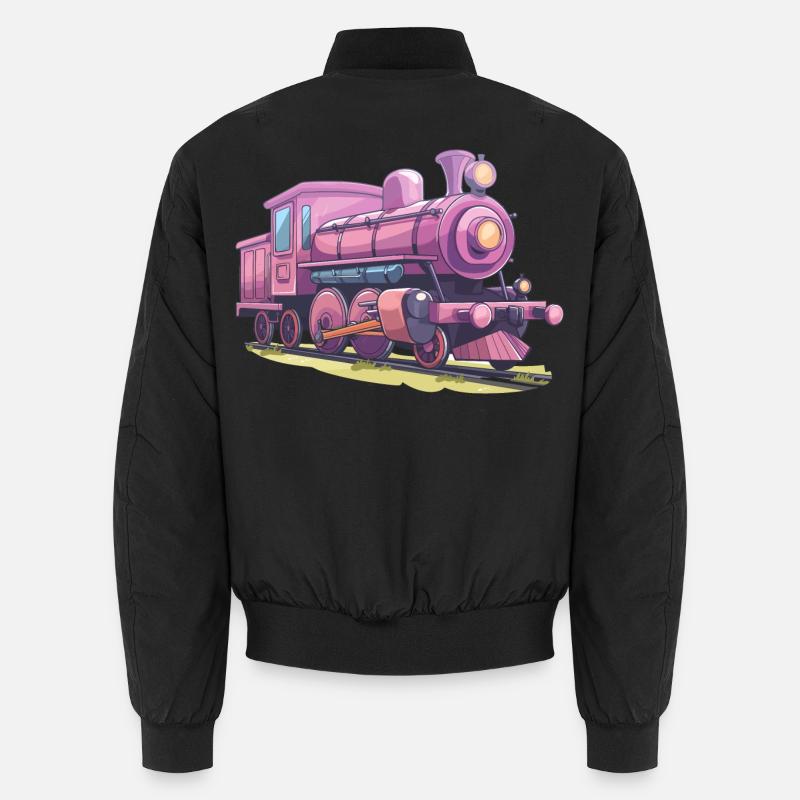 Lokomotive Comic Look Unisex Bomberjacke