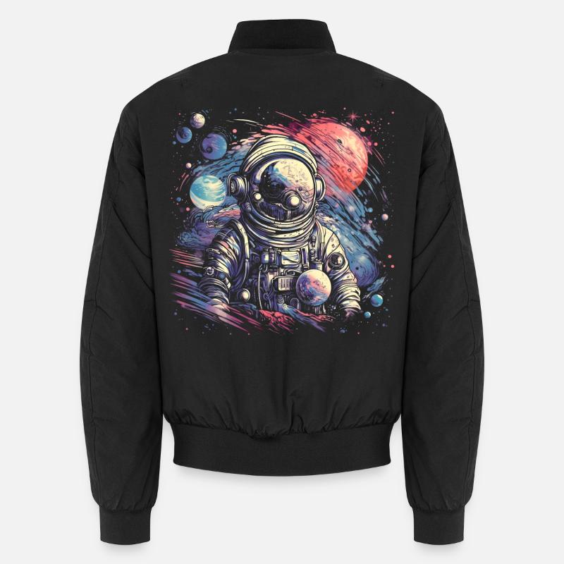 Astronaute cool au look rétro Bomber unisexe