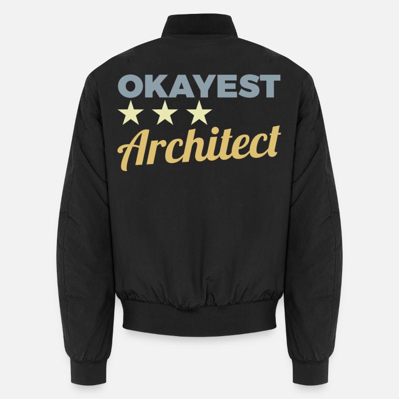 Okayest Architekt Unisex Bomberjacke