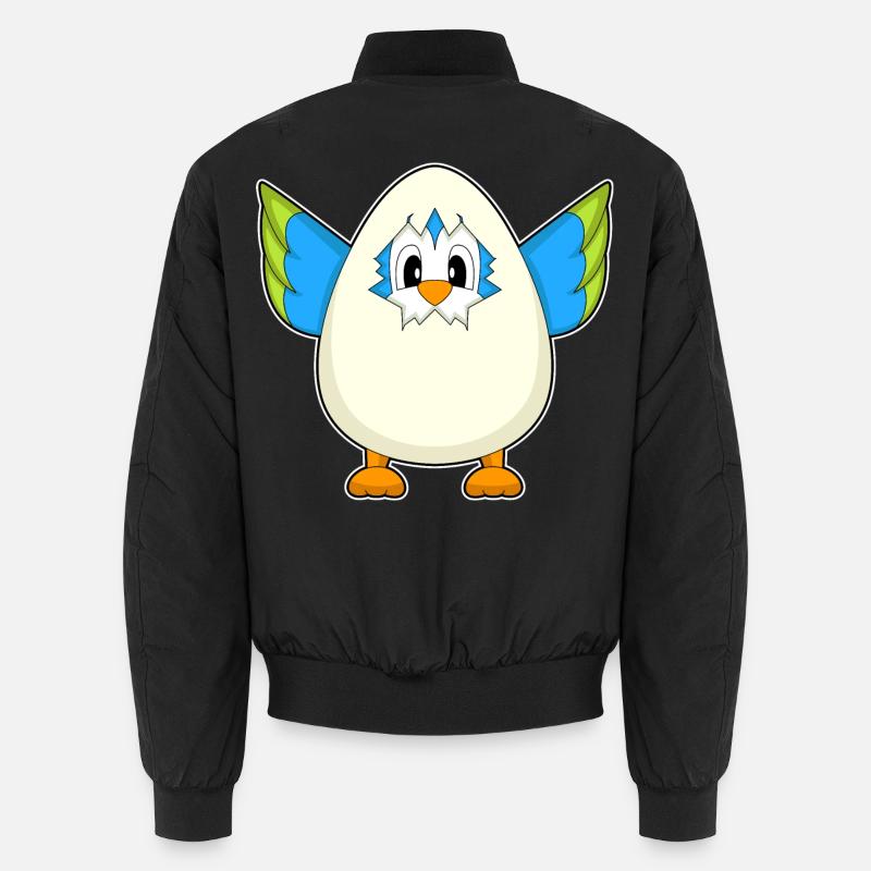 Parrot Egg - Unisex Bomber Jacket - black