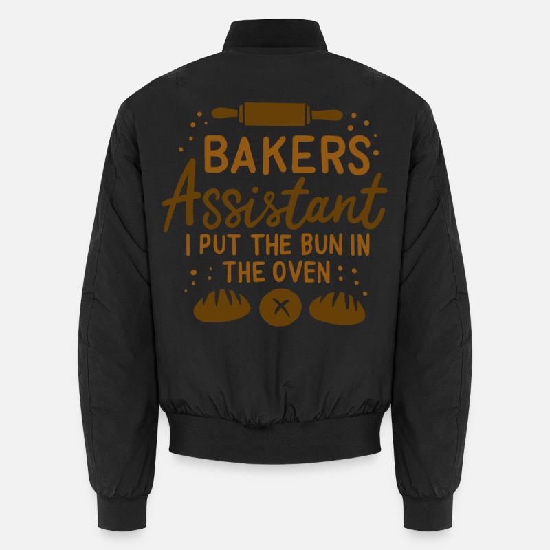 Journeyman baker - Unisex Bomber Jacket - black