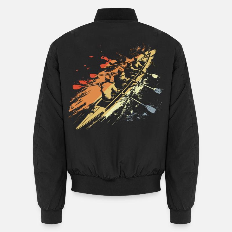 Graphique de l’équipe d’aviron rétro Bomber unisexe