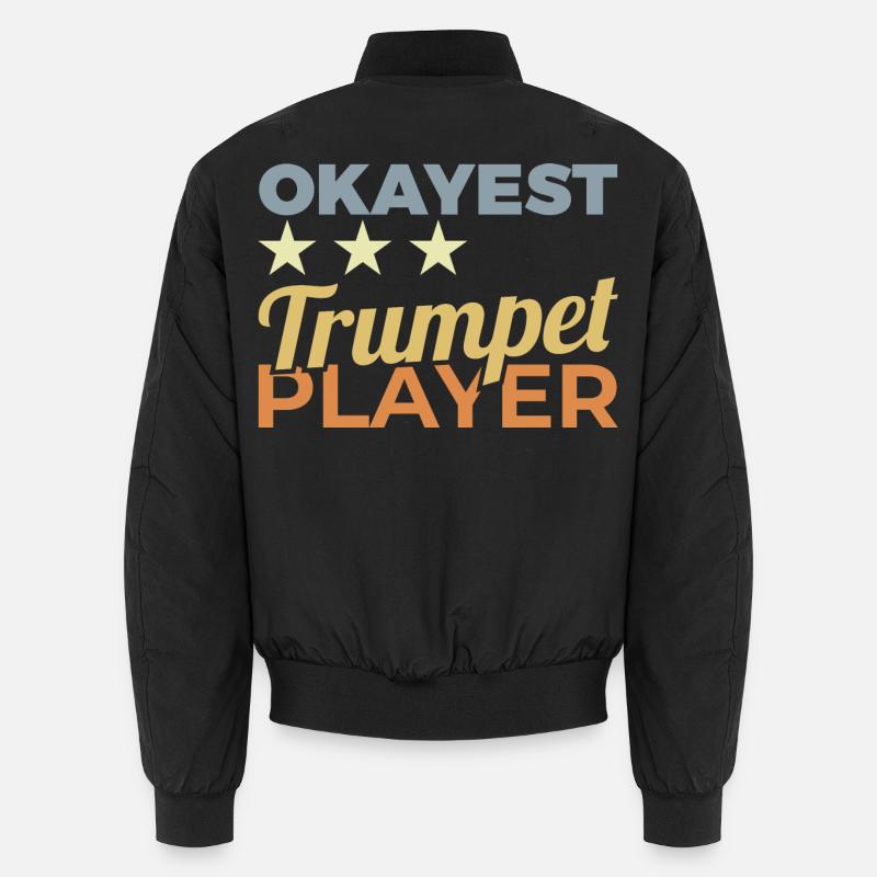 Average trumpeter - Unisex Bomber Jacket - black