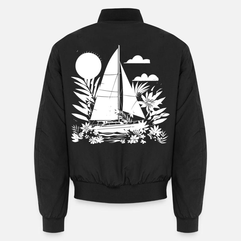 Sailing Comic Look Unisex Bomber Jacket
