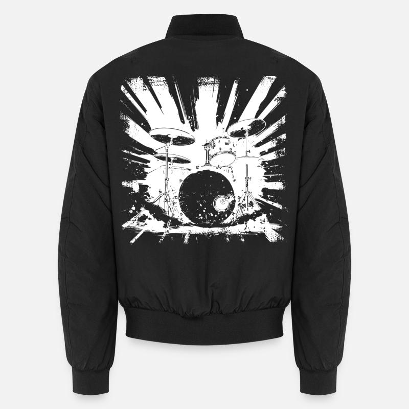 Drums Graphics Unisex Bomber Jacket