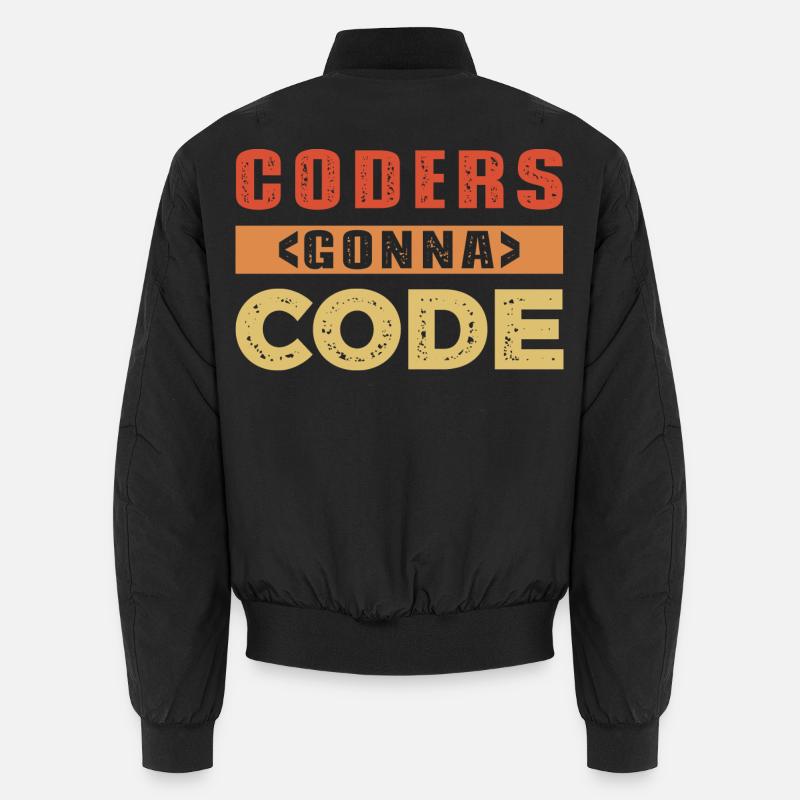 Entwickler Spruch Unisex Bomberjacke