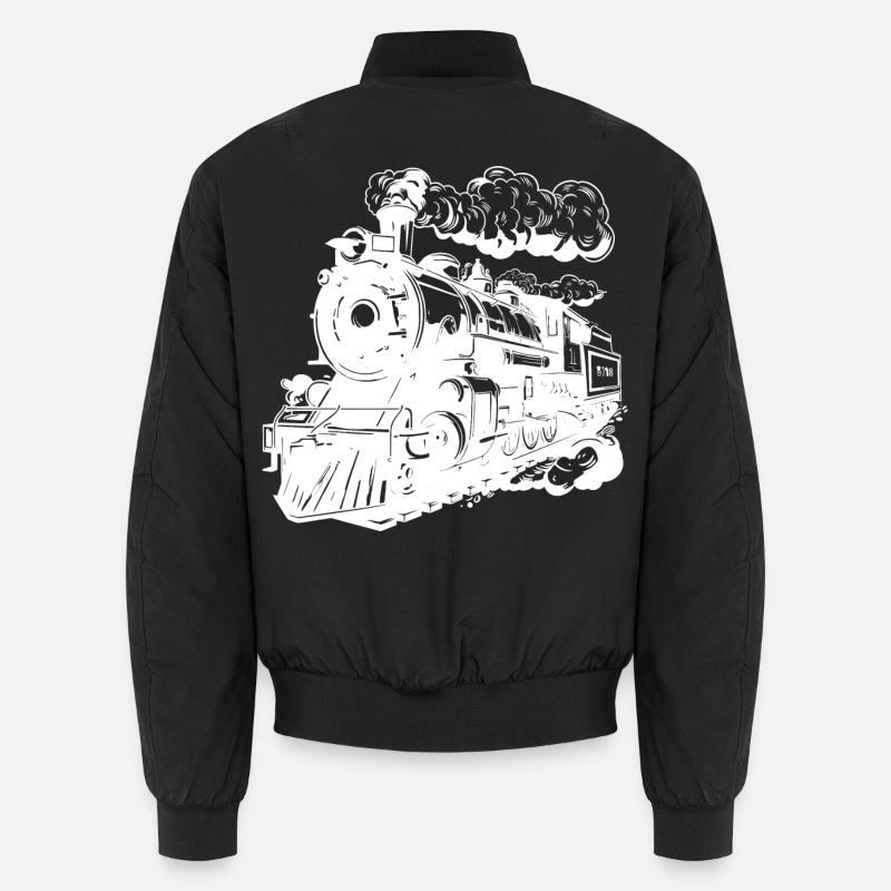 Locomotive Graphics Unisex Bomber Jacket