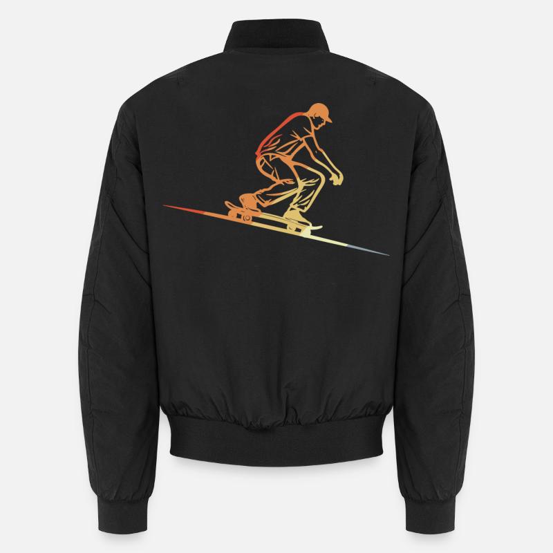 Skateboard Style rétro Bomber unisexe