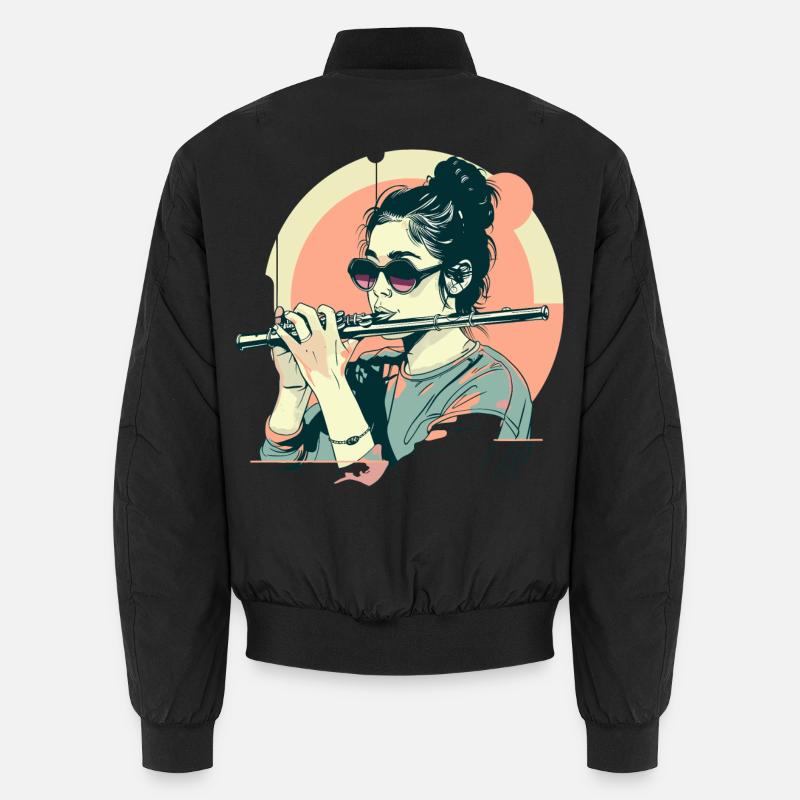 Flûtistes graphiques Bomber unisexe
