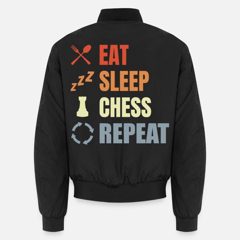 Chess Player Motivation Unisex Bomber Jacket