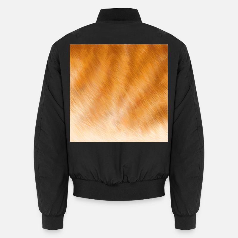 Fourrure de chat rouge - Bomber unisexe - noir