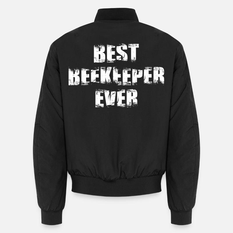 Lustige Imker - Unisex Bomberjacke - Schwarz