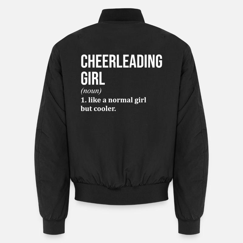 Cheerleader - Unisex Bomber Jacket - black