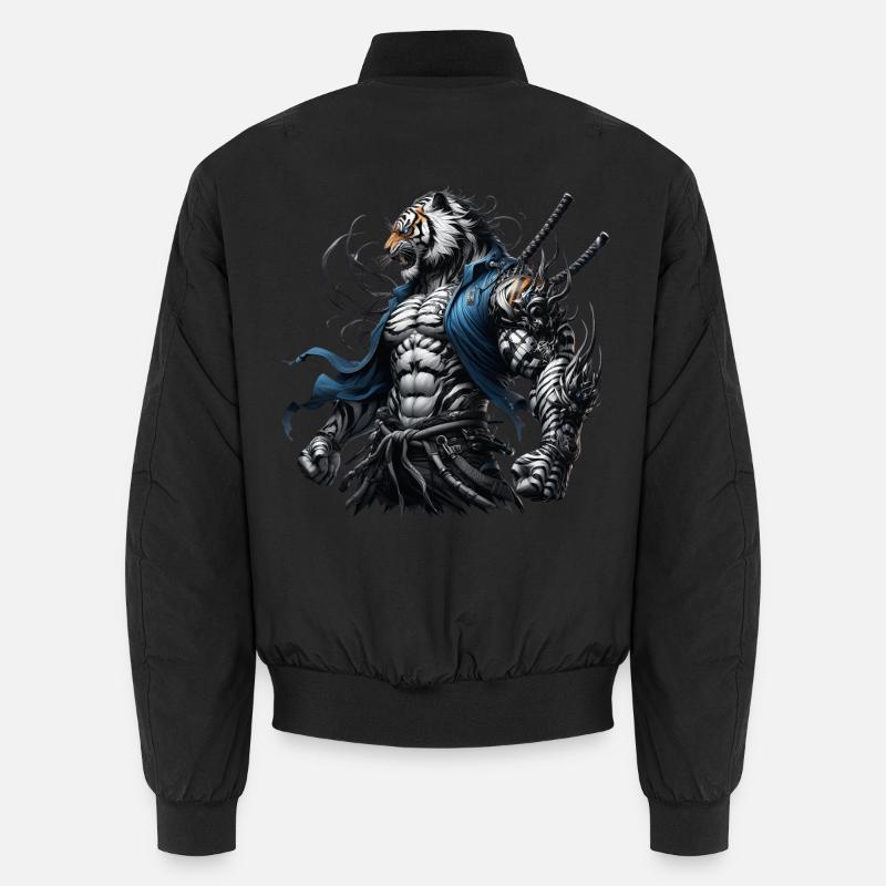 Tigre Samouraï Bomber unisexe