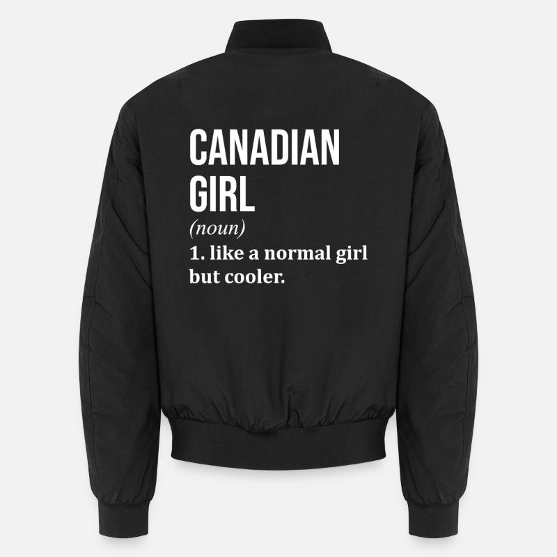 Canada - Unisex Bomber Jacket - black