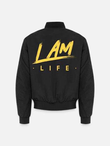 Ich bin das Leben Zen Motivation - Unisex Bomberjacke - Schwarz