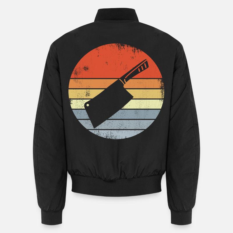 Couperet vintage Bomber unisexe