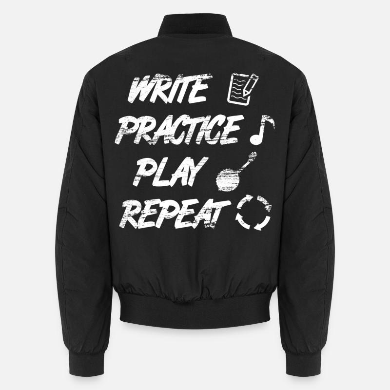 Funny banjo saying Unisex Bomber Jacket