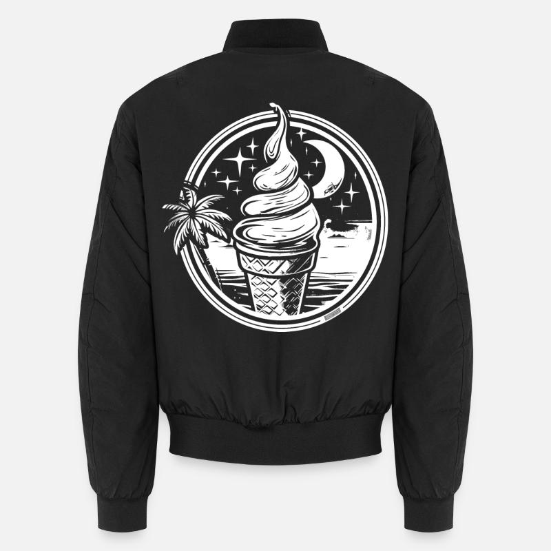 Ice Cream Drawing Unisex Bomber Jacket