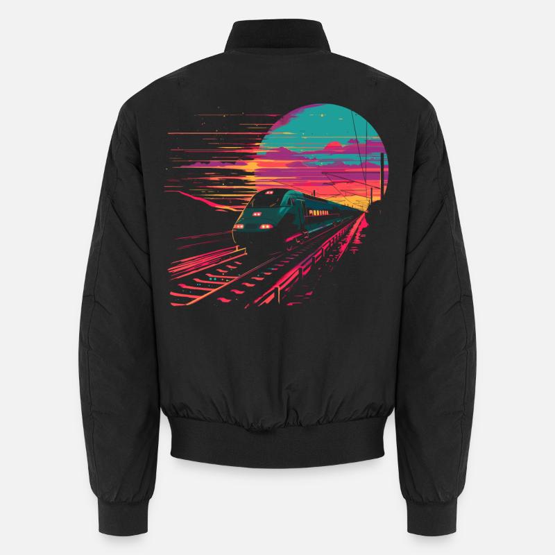 Eisenbahn Unisex Bomberjacke