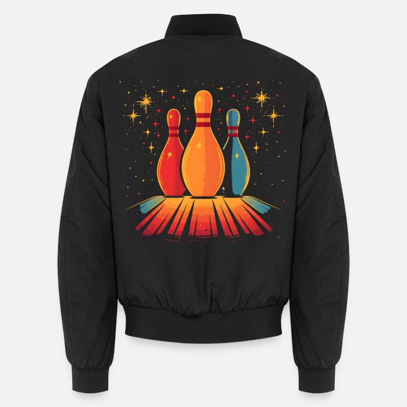 Bowling Rétro Bomber unisexe