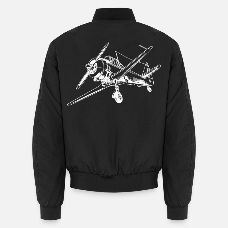Dessin d’avion à hélice Bomber unisexe