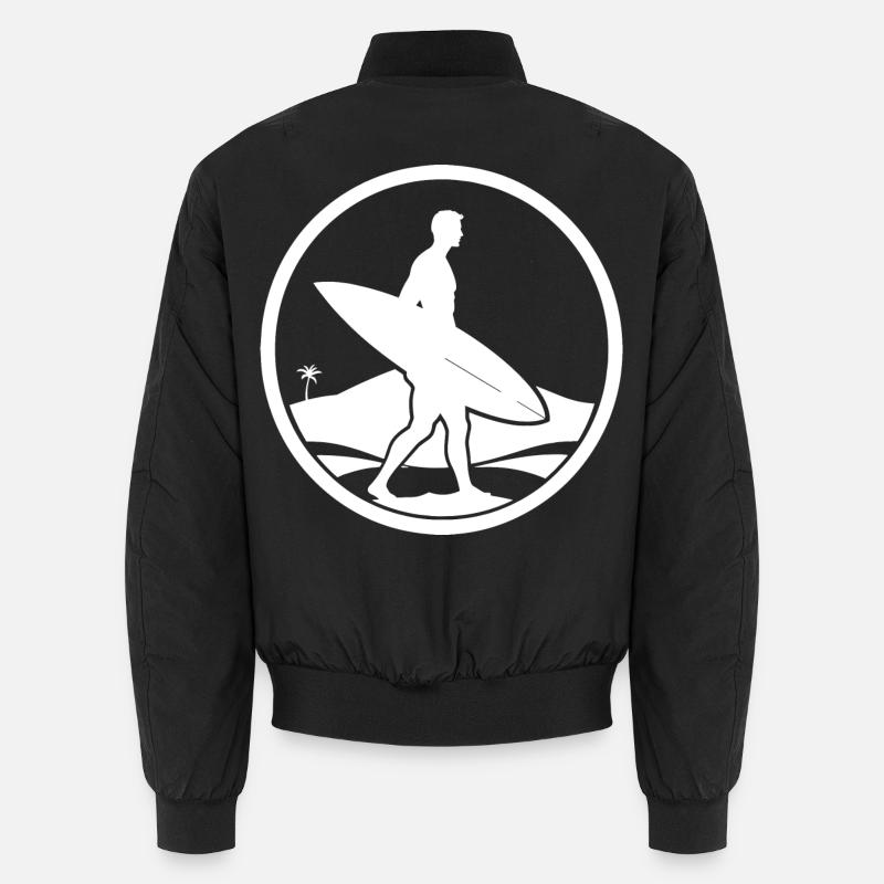 Surfer Logo Unisex Bomberjacke