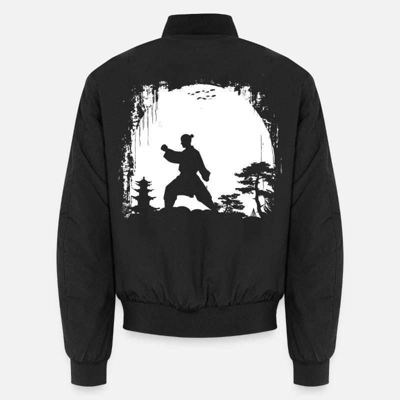 Karatéka féminine - Bomber unisexe - noir