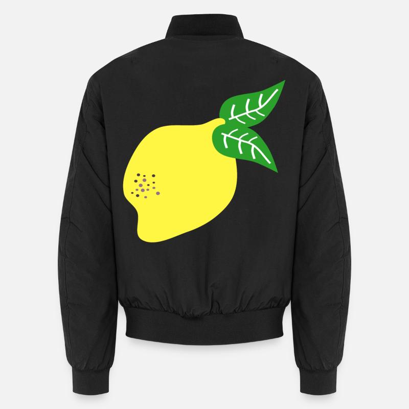 CITRON AGRUMES - Bomber unisexe - noir