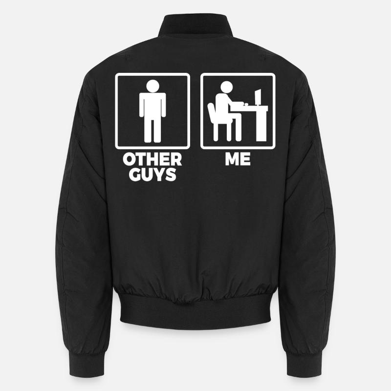 Software Engineer Stick Figures Unisex Bomber Jacket