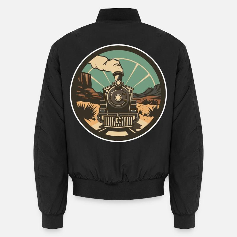 Illustration ferroviaire Bomber unisexe
