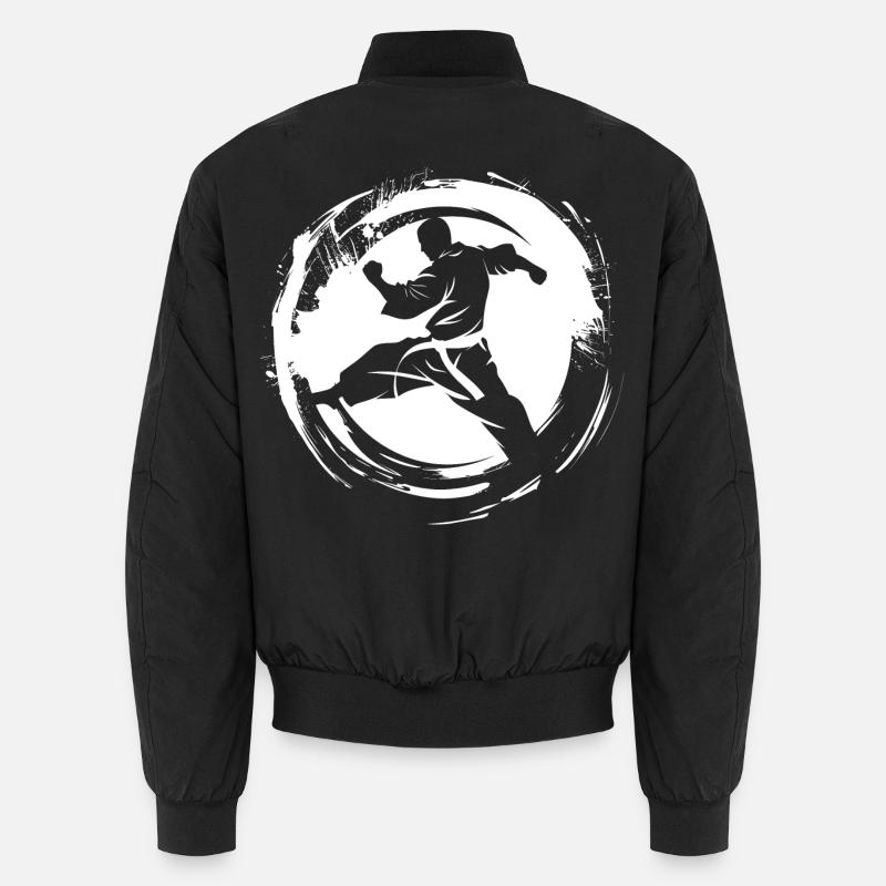 Karateka Sketch Unisex Bomber Jacket