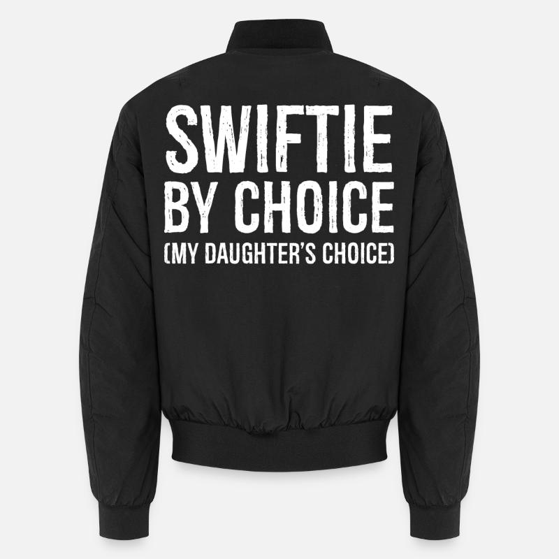 Swiftie by Choice - Unisex Bomber Jacket - black