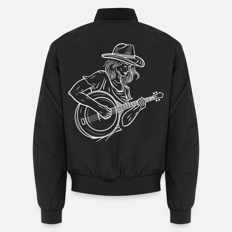 Banjo player Unisex Bomber Jacket