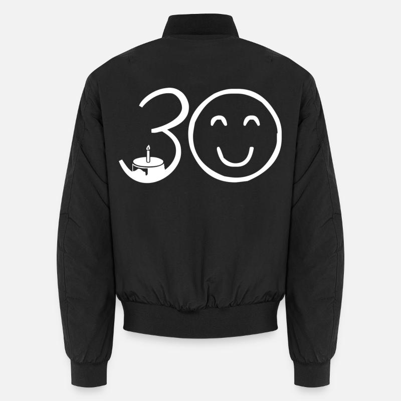30th Birthday - Unisex Bomber Jacket - black