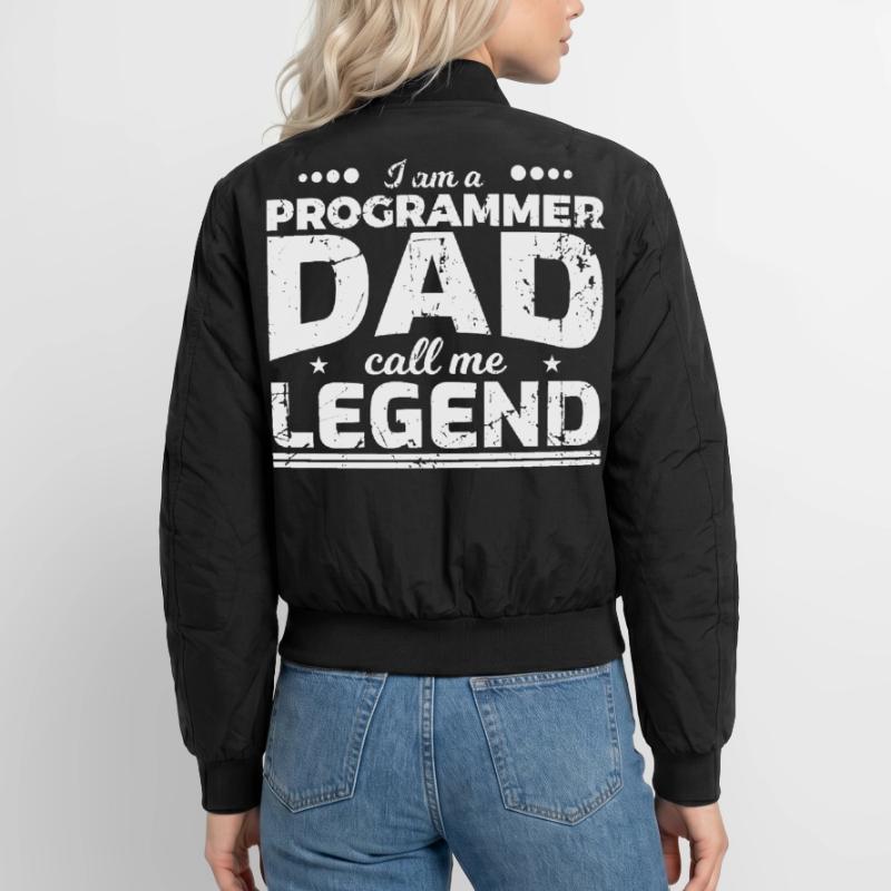 Coder Papa Unisex Bomberjacke
