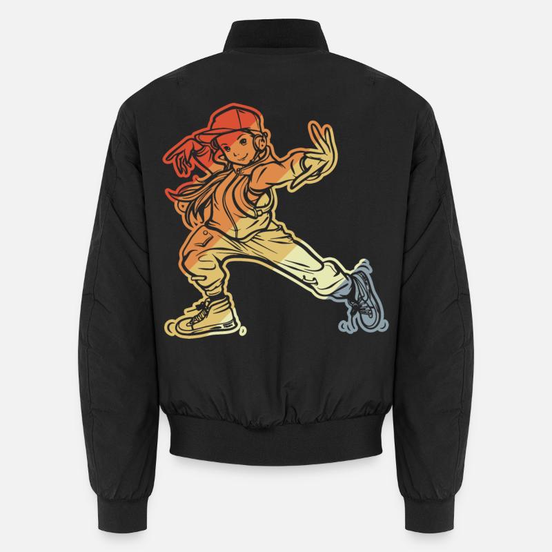 Breakdance Mädchen Unisex Bomberjacke