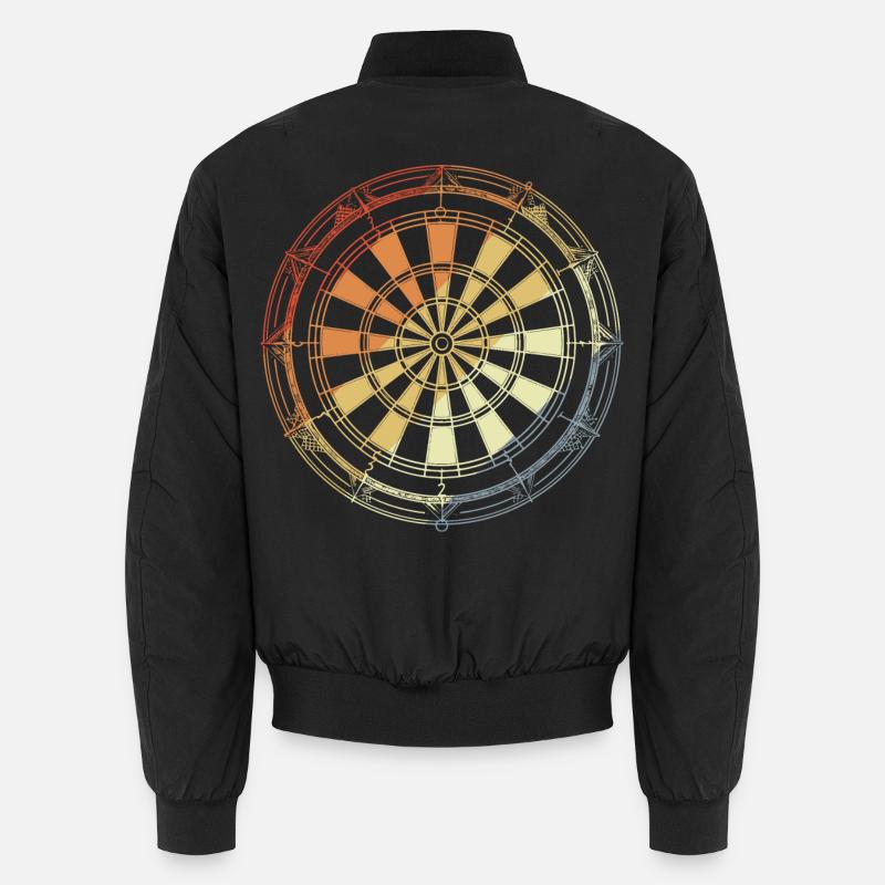 Vintage Dartboard Unisex Bomber Jacket