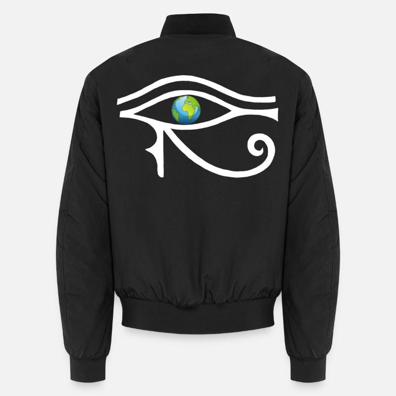 Regard sur le monde (blanc) Bomber unisexe