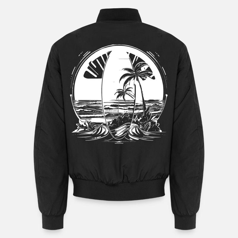 Illustration de surf Bomber unisexe