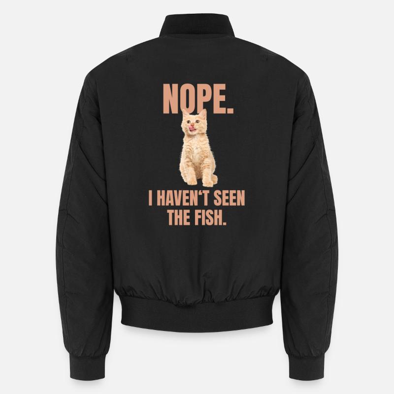 Mème de chat coquin Bomber unisexe