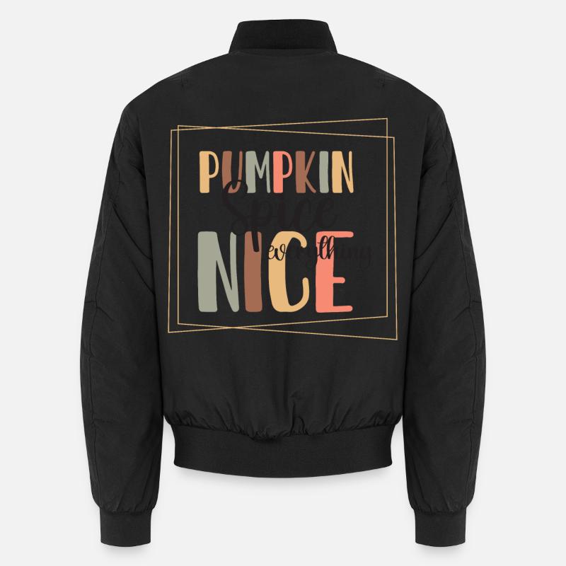 Épices de citrouille Bomber unisexe